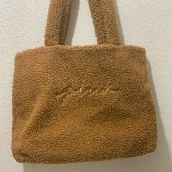 NWT Victoria’s Secret PINK Cozy Plush Tote Bag - Picture 4 of 11
